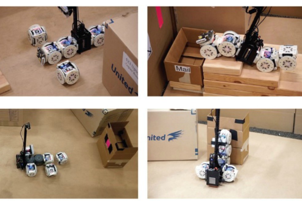 El primer robot capaz de cambiar de forma para ejecutar una tarea