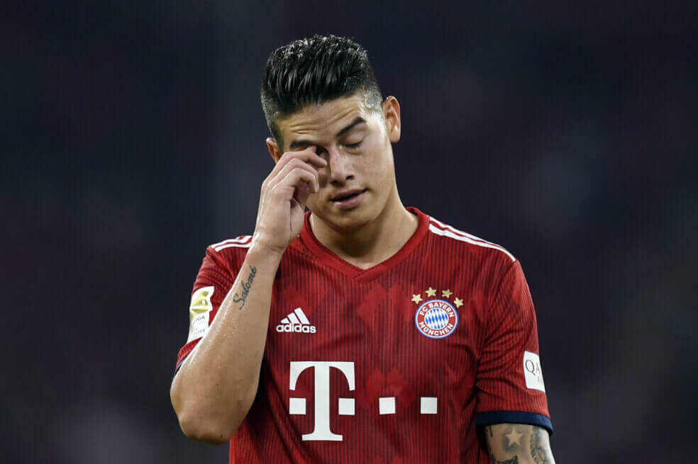 Se juegan la Bundesliga: James, duda del Bayern para el clásico ante el Borussia Dortmund