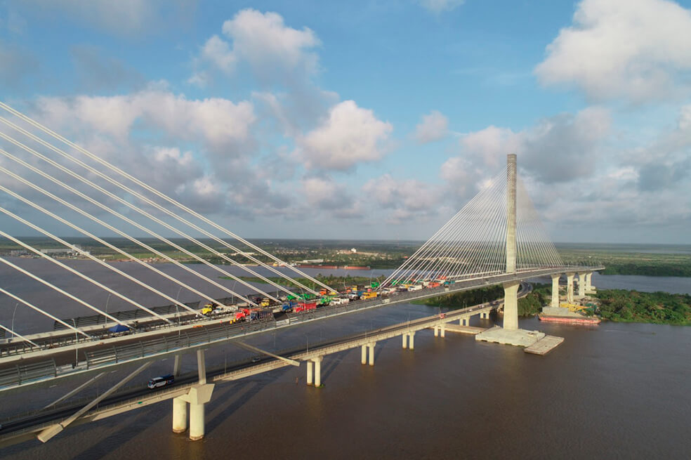 Con prueba de carga, Puente Pumarejo estaría próximo a entrar en operación