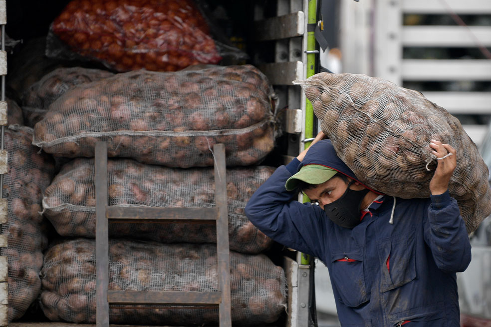 Protestas en Corabastos: comerciantes y transportadores exigen que los dejen trabajar en la zona