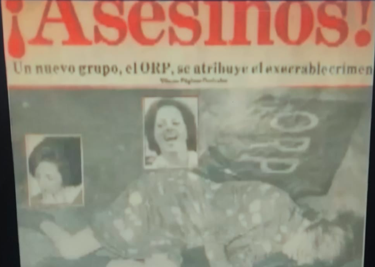 Facsímil de la noticia de El Bogotano sobre el asesinato de Gloria Lara.