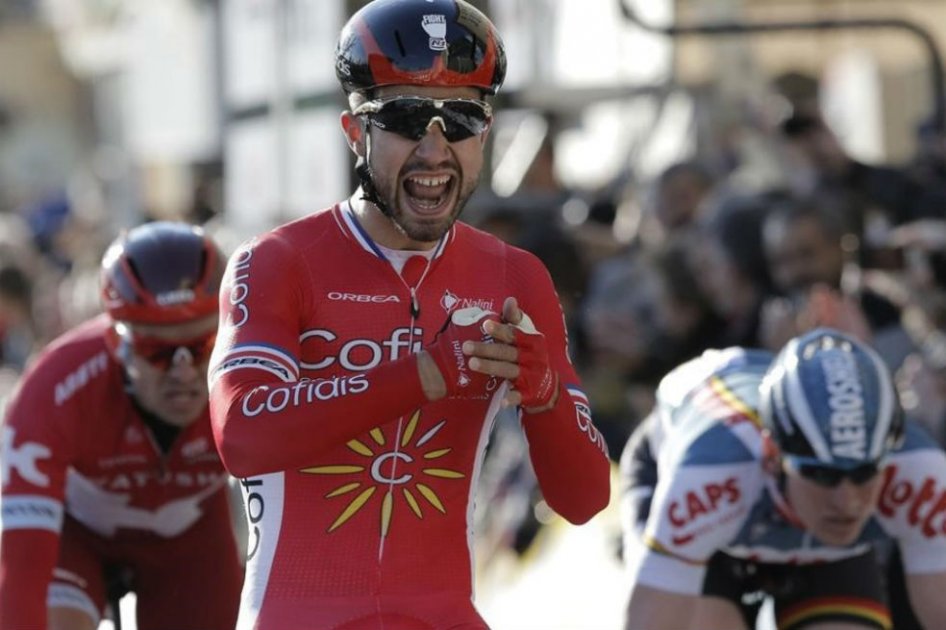 Nacer Bouhani, pedalista del Cofidis. Foto: AFP