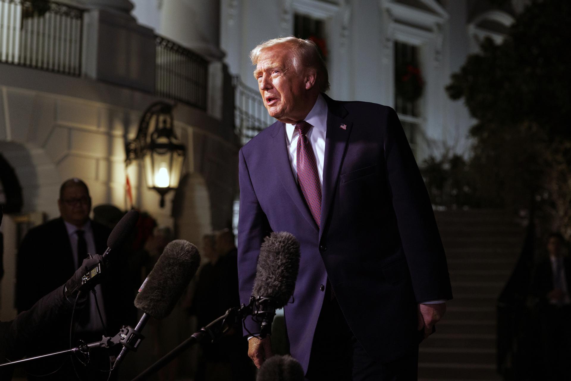 Donald Trump tuvo una Navidad violenta