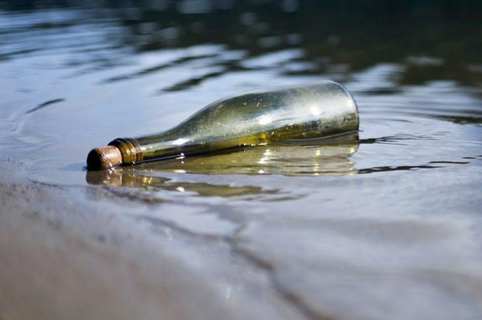 Se encontró el mensaje de botella más antiguo del mundo