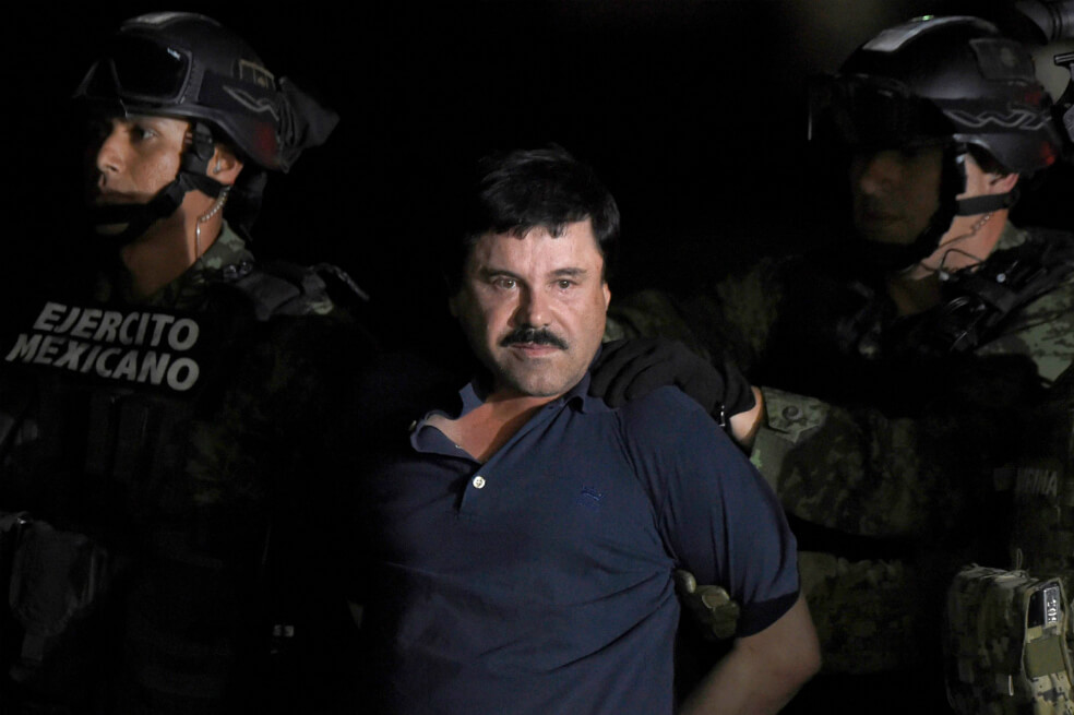 El Chapo fue condenado por diez delitos de narcotráfico el pasado febrero y recibirá sentencia el 25 de junio.  / AFP