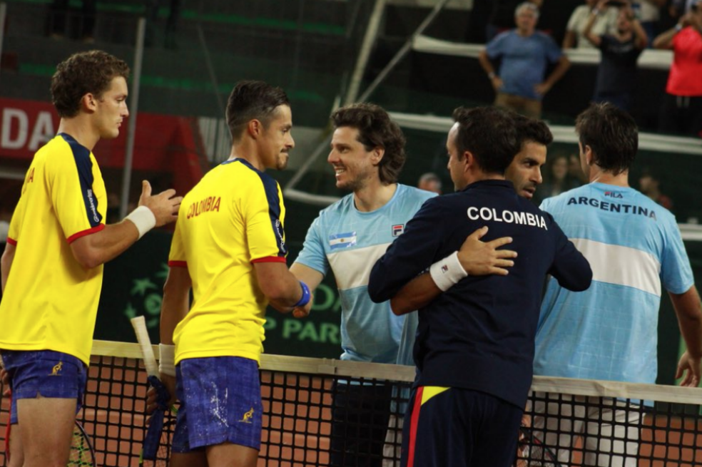 Con una digna presentación, Colombia perdió ante Argentina la serie de Copa Davis