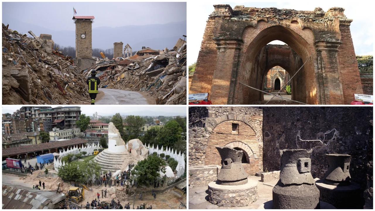 Recorrido histórico: monumentos destruidos por catástrofes naturales