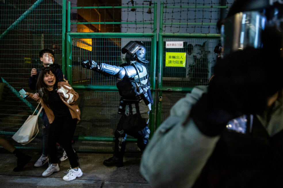 Hong Kong recibió el 2020 con manifestaciones en las calles