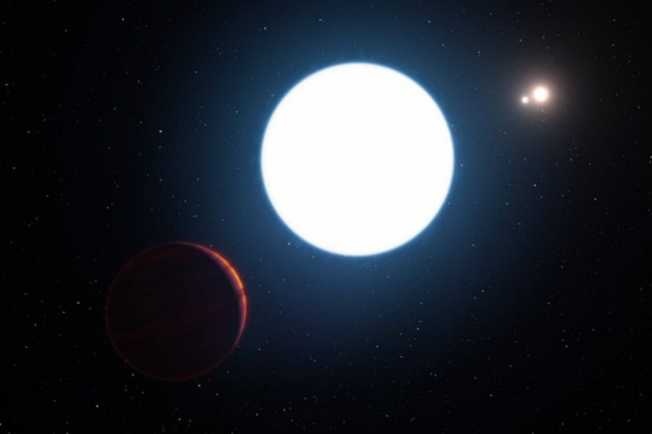 Descubren un extraño planeta con tres soles