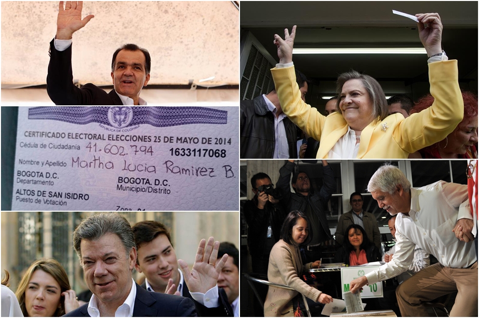Así votaron los candidatos
