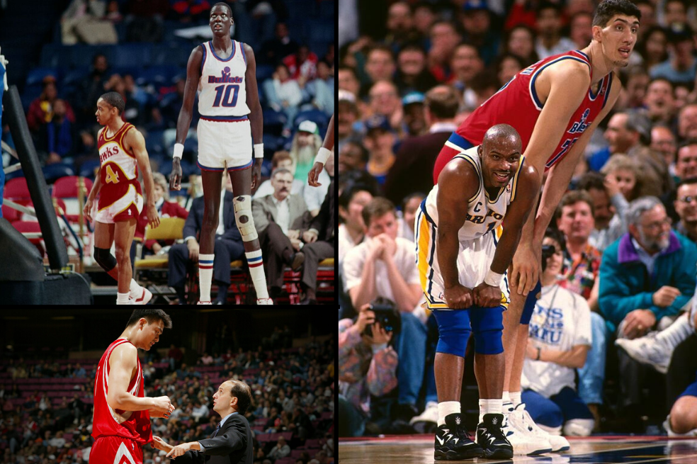 Los 7 jugadores más altos en la historia de la NBA
