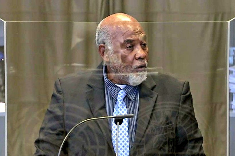 Kent Francis James, representante de la comunidad raizal, intervino en la CIJ como miembro del equipo de defensa de Colombia.