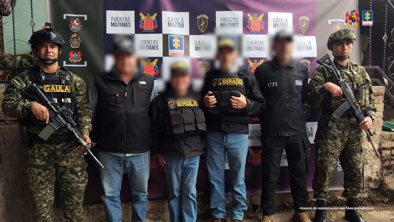 Rescatan a adultos mayores en Zipaquirá secuestrados hace más de dos meses