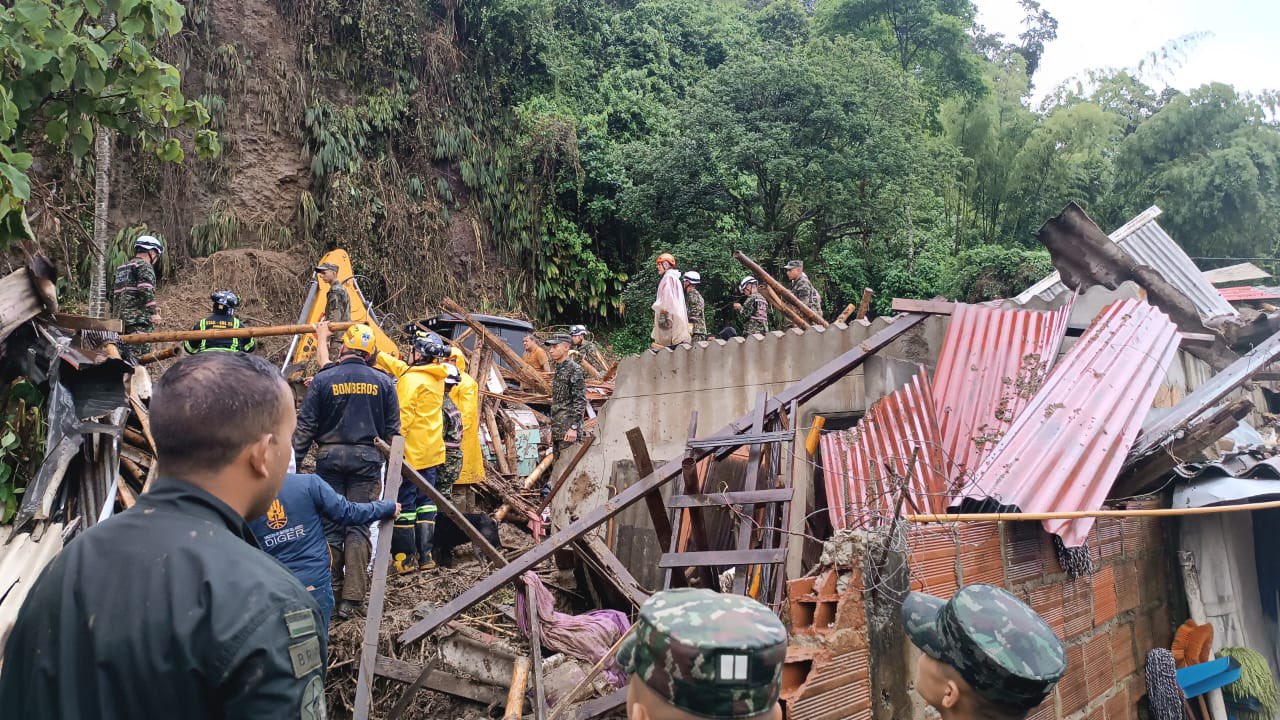 Tragedia de Dosquebradas fue en el mismo sitio del derrumbe de hace dos años