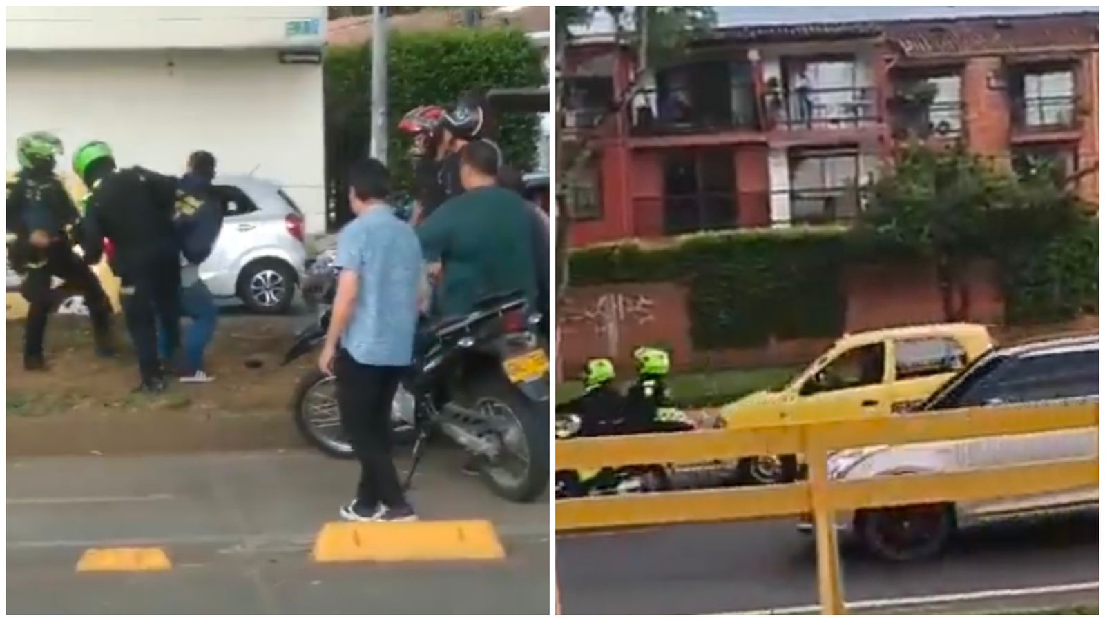 Seis capturados tras persecución y balacera por robo de caja fuerte en Cali