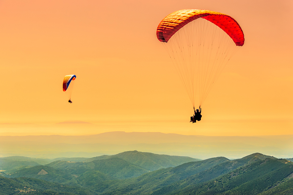 Trece instrucciones para volar en parapente