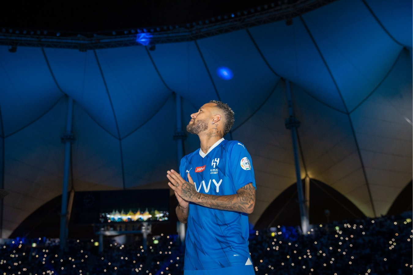 ¡Como toda una estrella! Así fue el recibimiento de Neymar por parte del Al Hilal