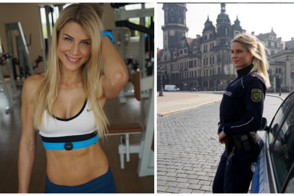 La agente de policía alemana que causa furor en Instagram