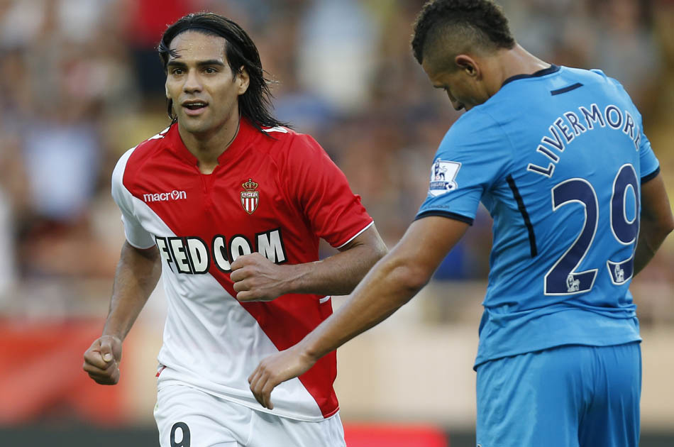 Con doblete de Falcao Mónaco venció al Tottenham