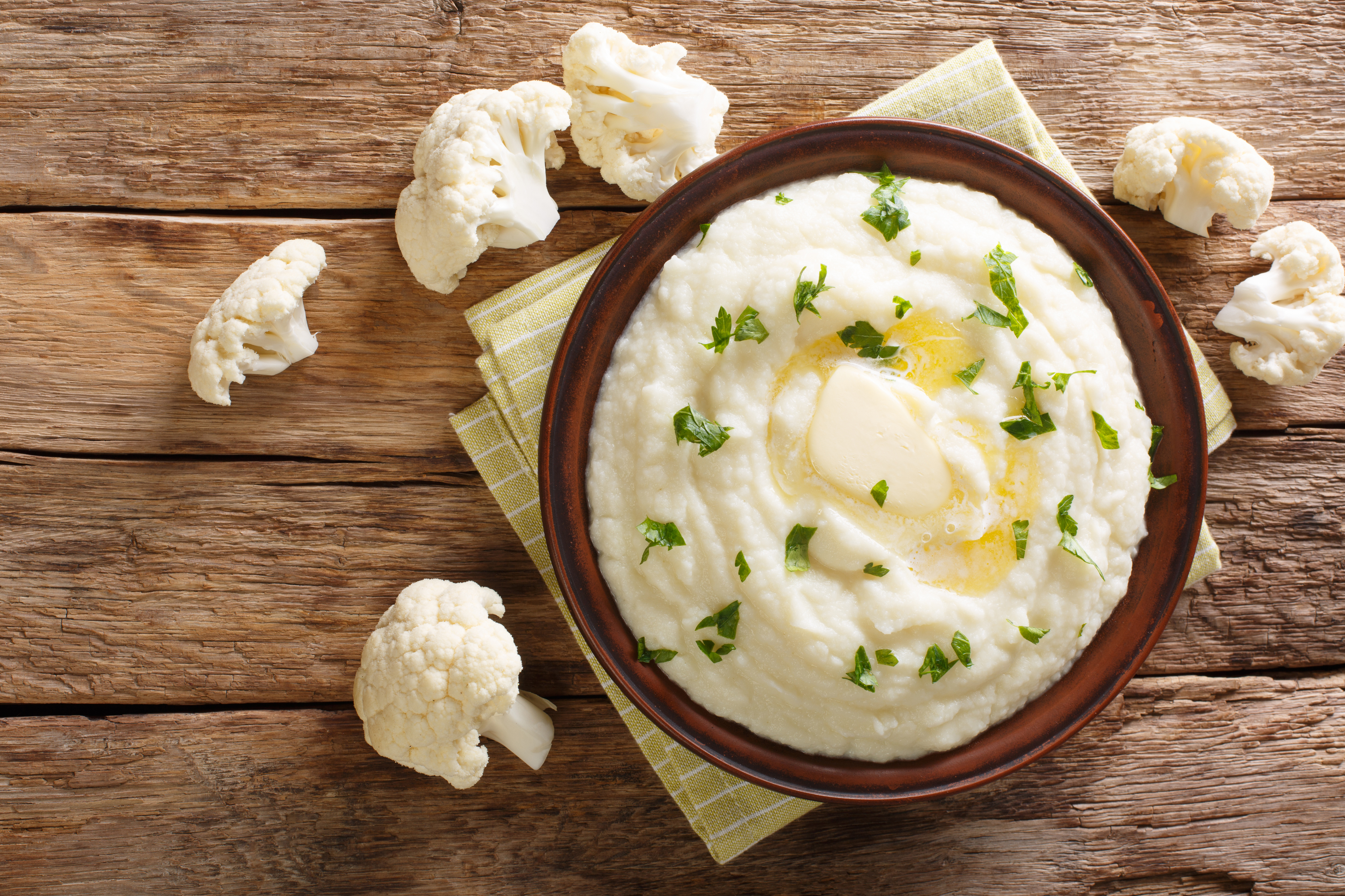 Puré de coliflor, una opción con sabor para acompañar tu almuerzo