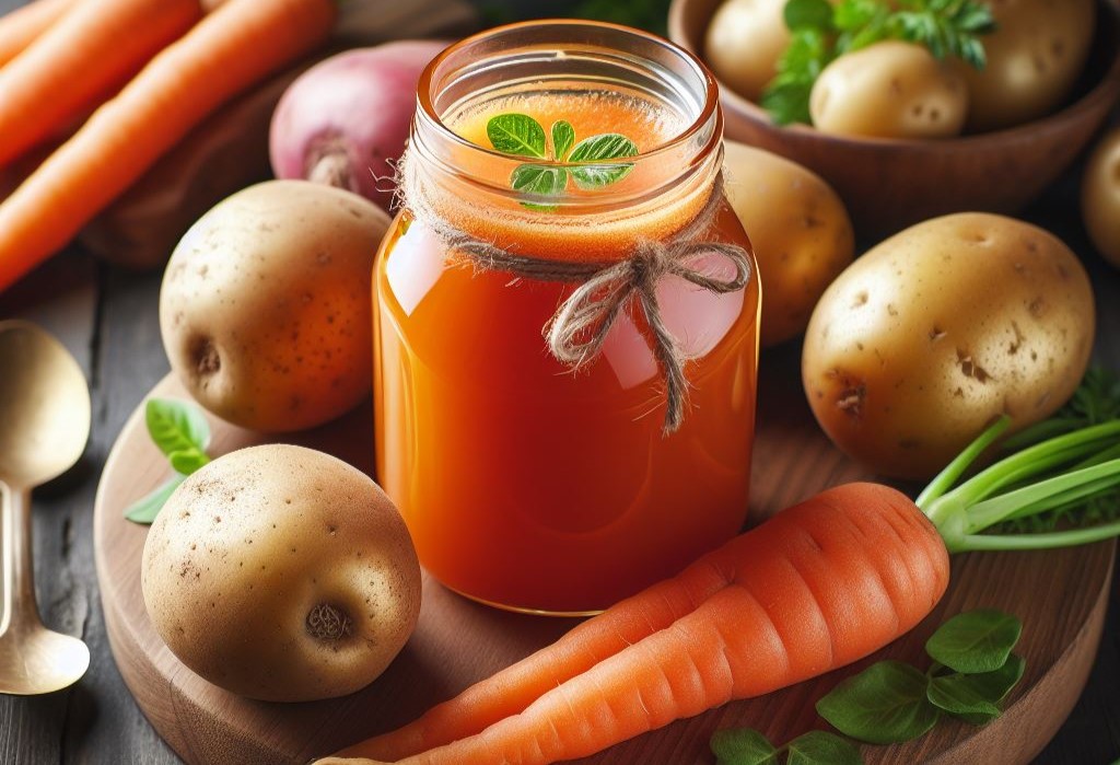 Remedio casero con papa y zanahoria para quitar la gastritis naturalmente
