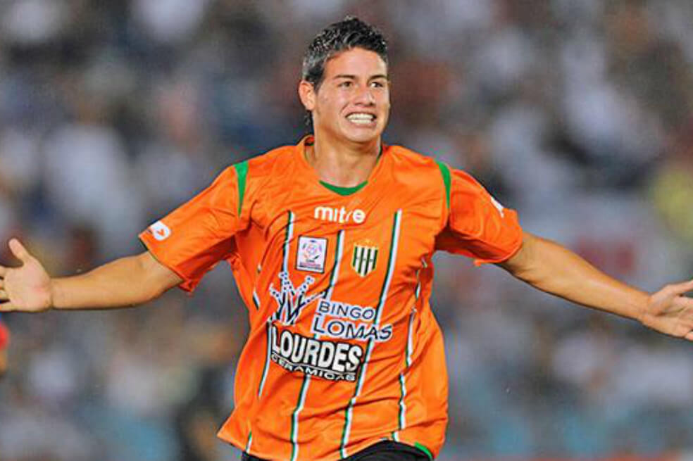 Hace diez años, primer gol de James Rodríguez con Banfield