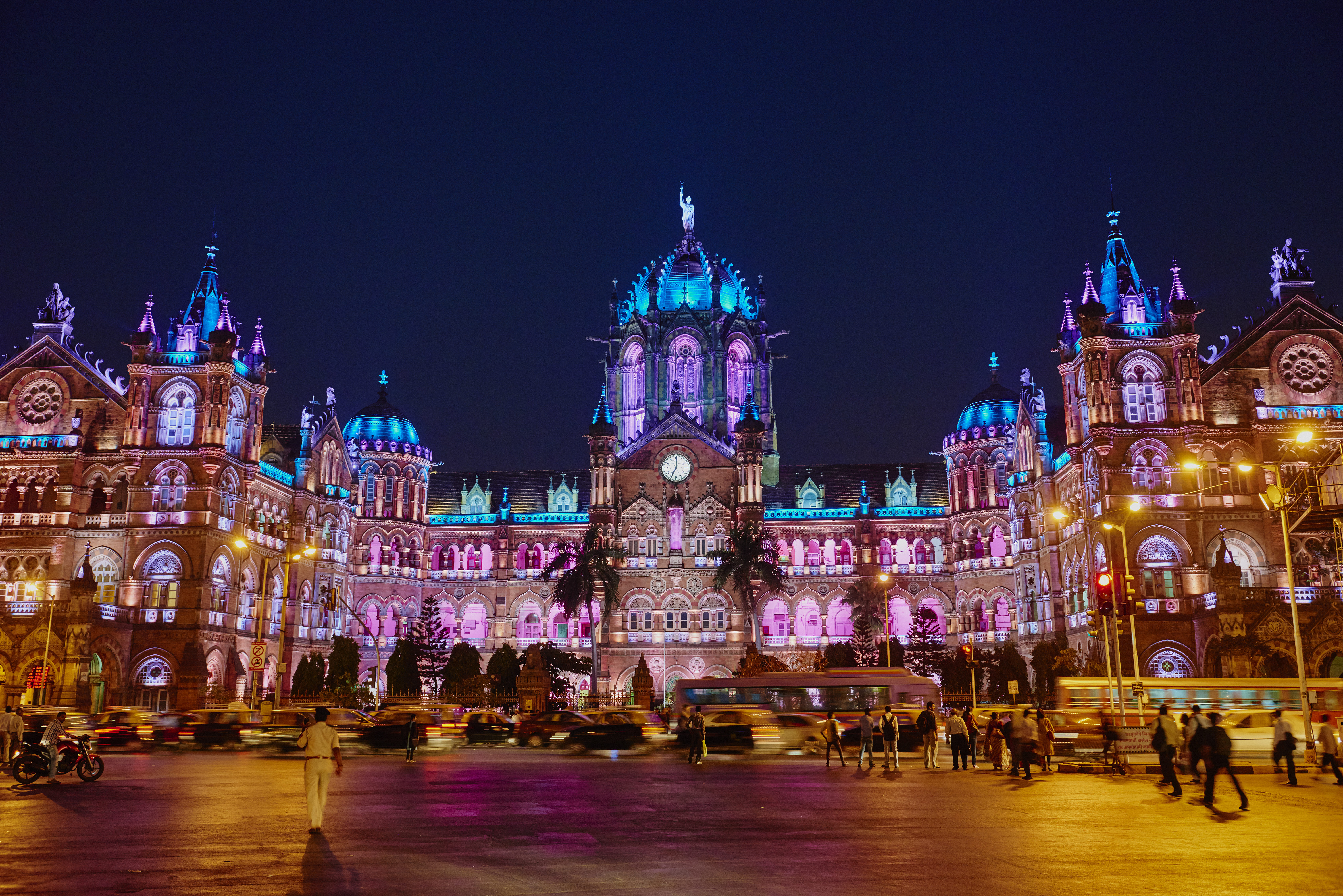 Estación de Chhatrapati Shivaji Terminus, en Bombay (India).