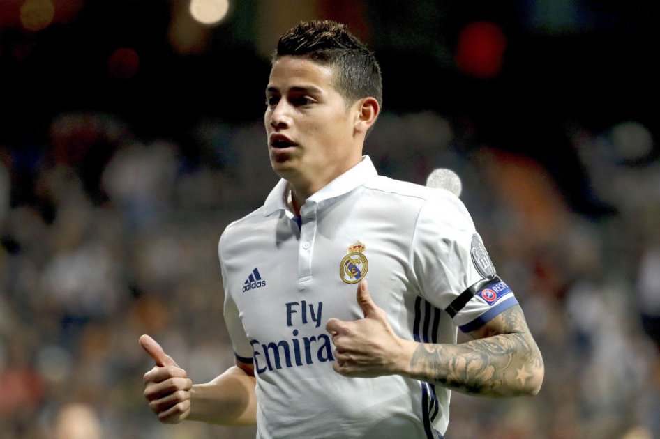 James Rodríguez regresará con el grupo del Madrid el lunes