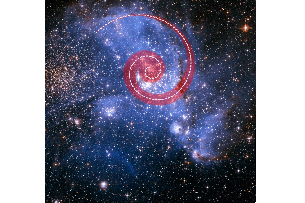 Este es el cúmulo estelar masivo NGC 346, ubicado en la Pequeña Nube de Magallanes.