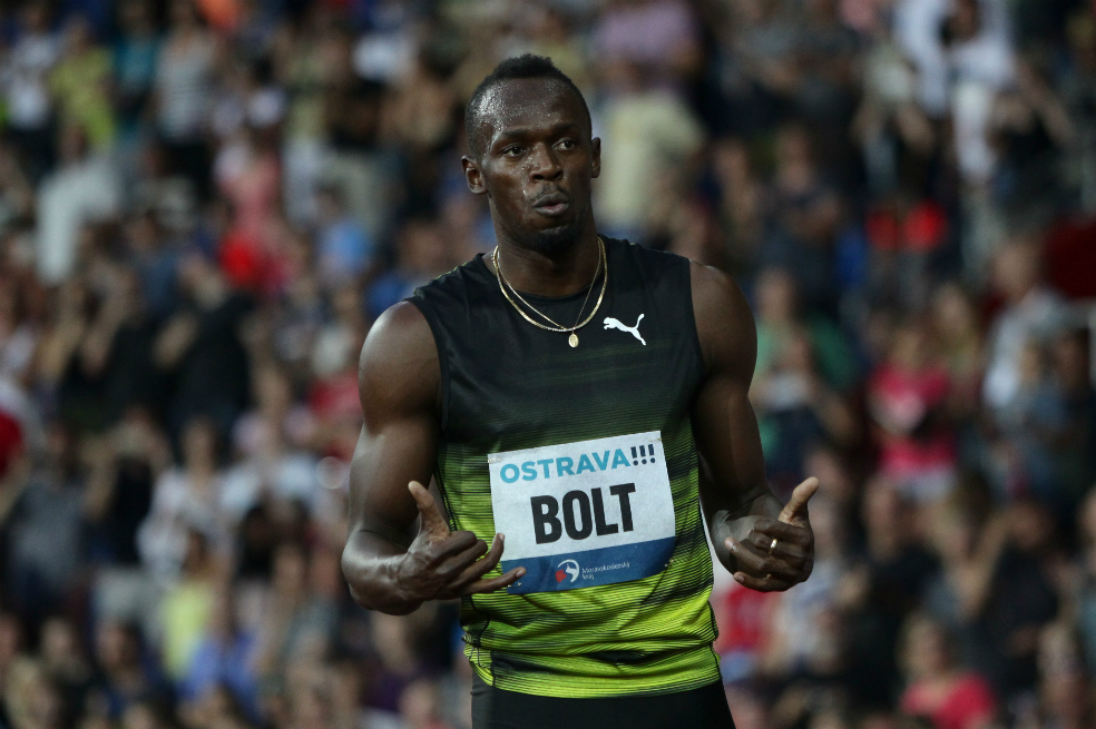Usain Bolt se despidió de Ostrava con una victoria apretada en los 100 metros