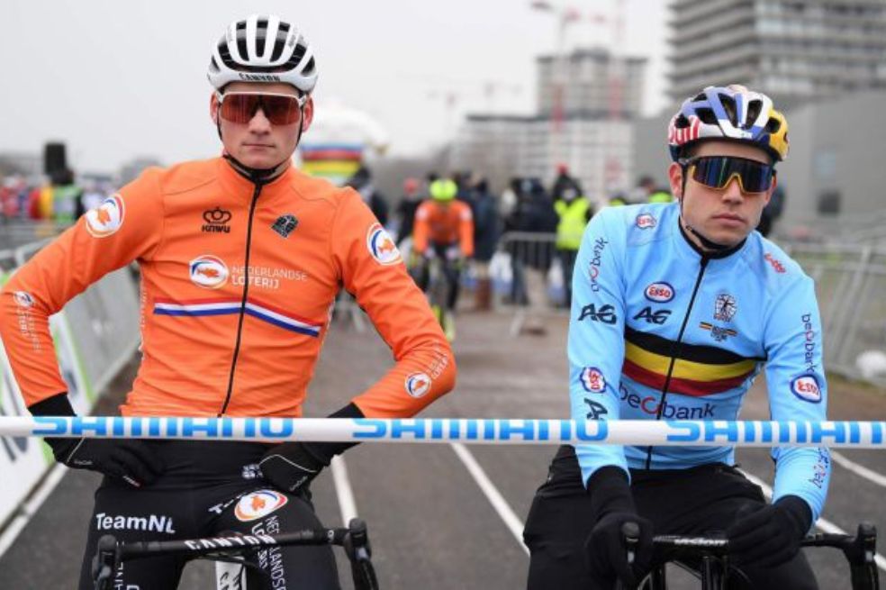 Duelo de gigantes en el ciclocrós: Wout van Aert vs. Mathieu Van der Poel