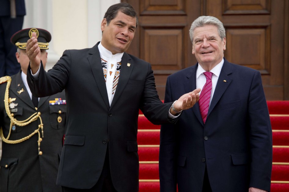 Rafael Correa se entrevistará con Merkel en segunda jornada de su visita a Berlín