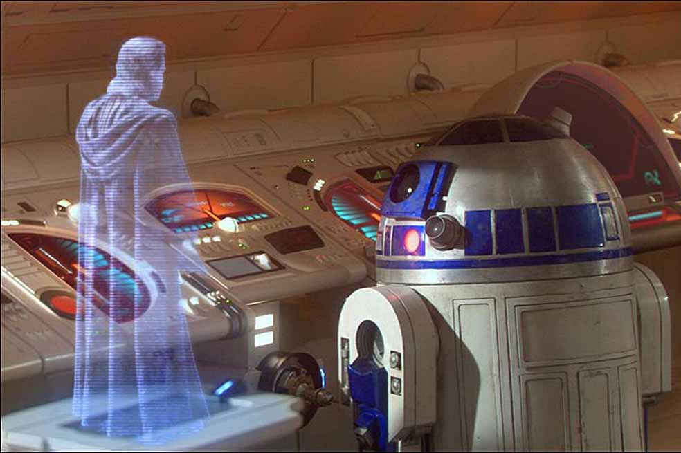 TV holográfica al estilo de ‘Star Wars’