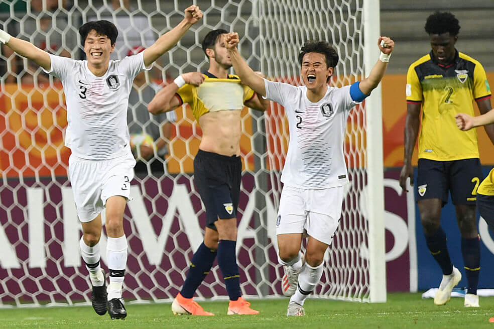 Ecuador perdió con Corea del Sur en semifinales del Mundial sub 20