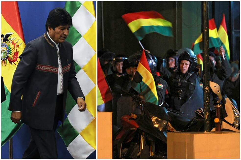 Siete estaciones del golpe en Bolivia