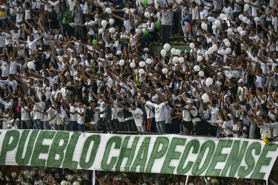 #GraciasColombia, tendencia en Brasil por homenaje a víctimas de la tragedia de Chapecoense
