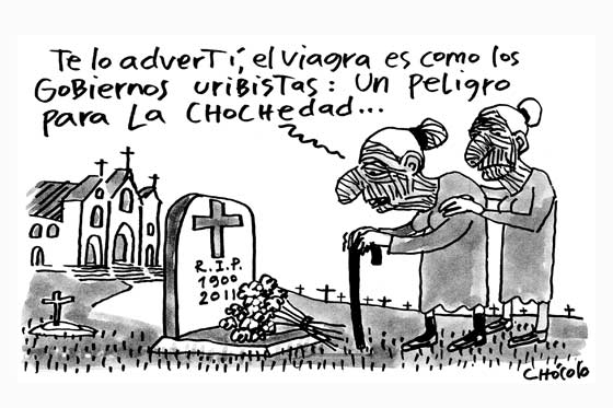 El viagra es como los gobiernos uribistas