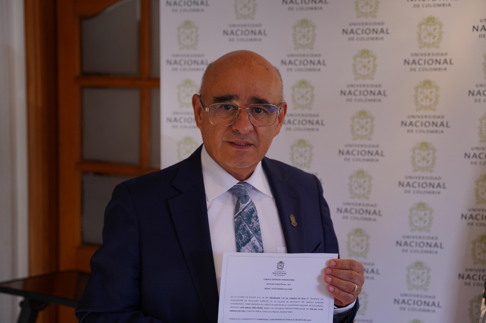 José Ismael Peña se posesionó en su casa como rector de la Universidad Nacional