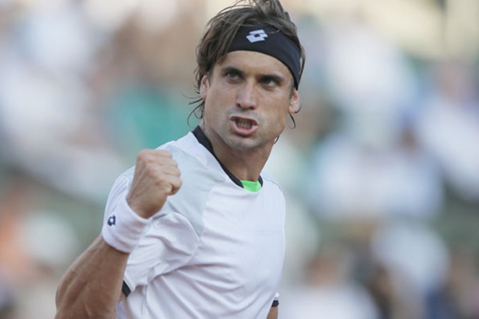 David Ferrer, tenista español. Foto: AFP