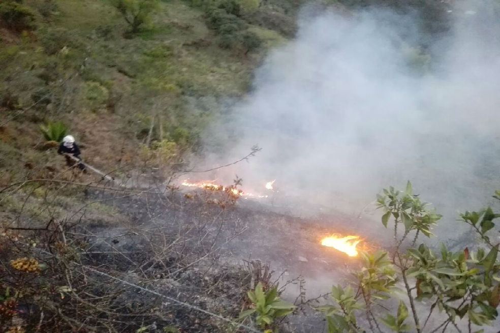 Se registran siete incendios forestales en Cundinamarca