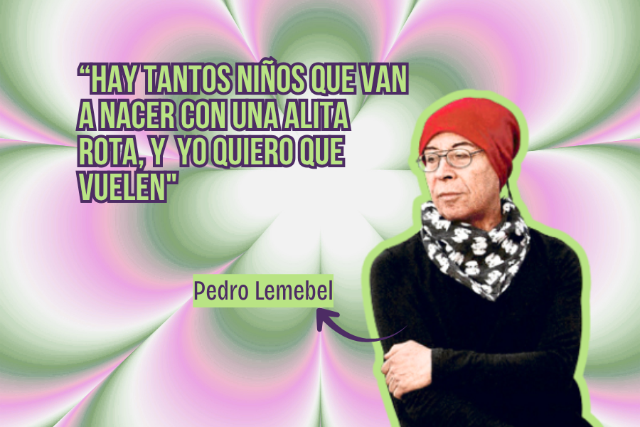 Pedro Lemebel, escritor, cronista y activista chileno.