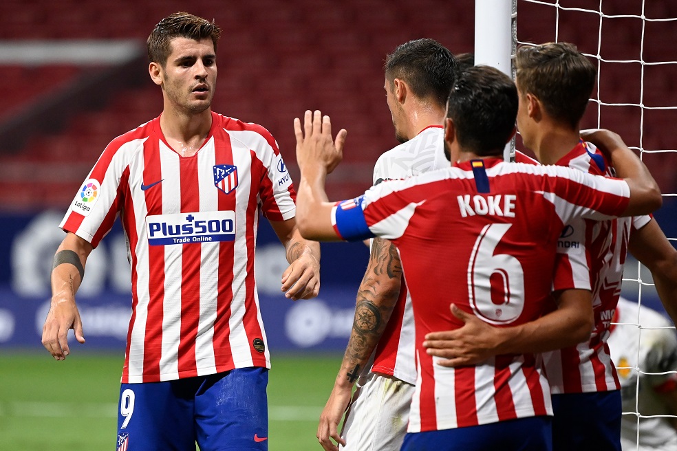 Atlético de Madrid afirmó su buen momento goleando al Mallorca