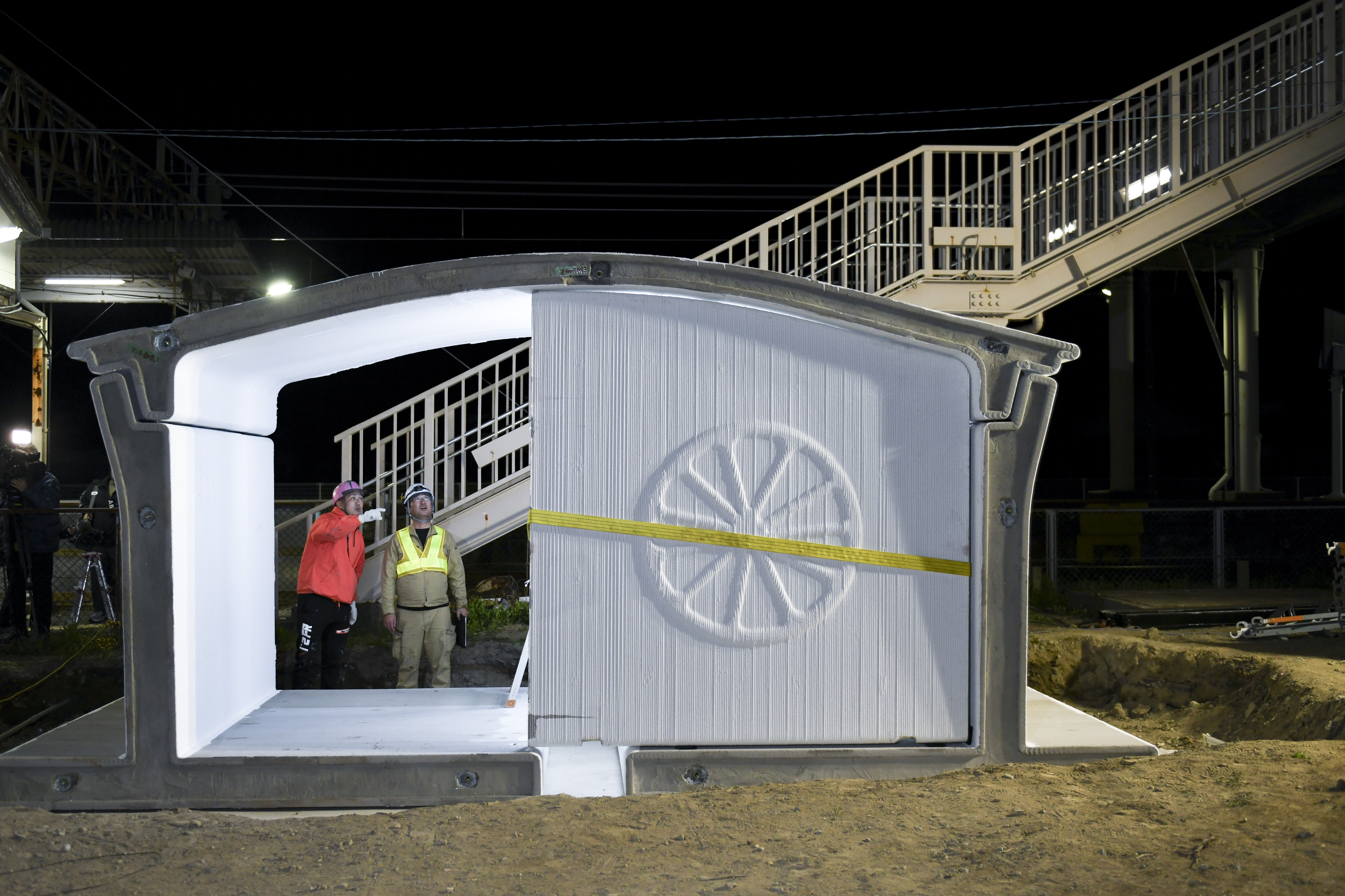 Japón construyó una estación de tren en seis horas, así lo logró