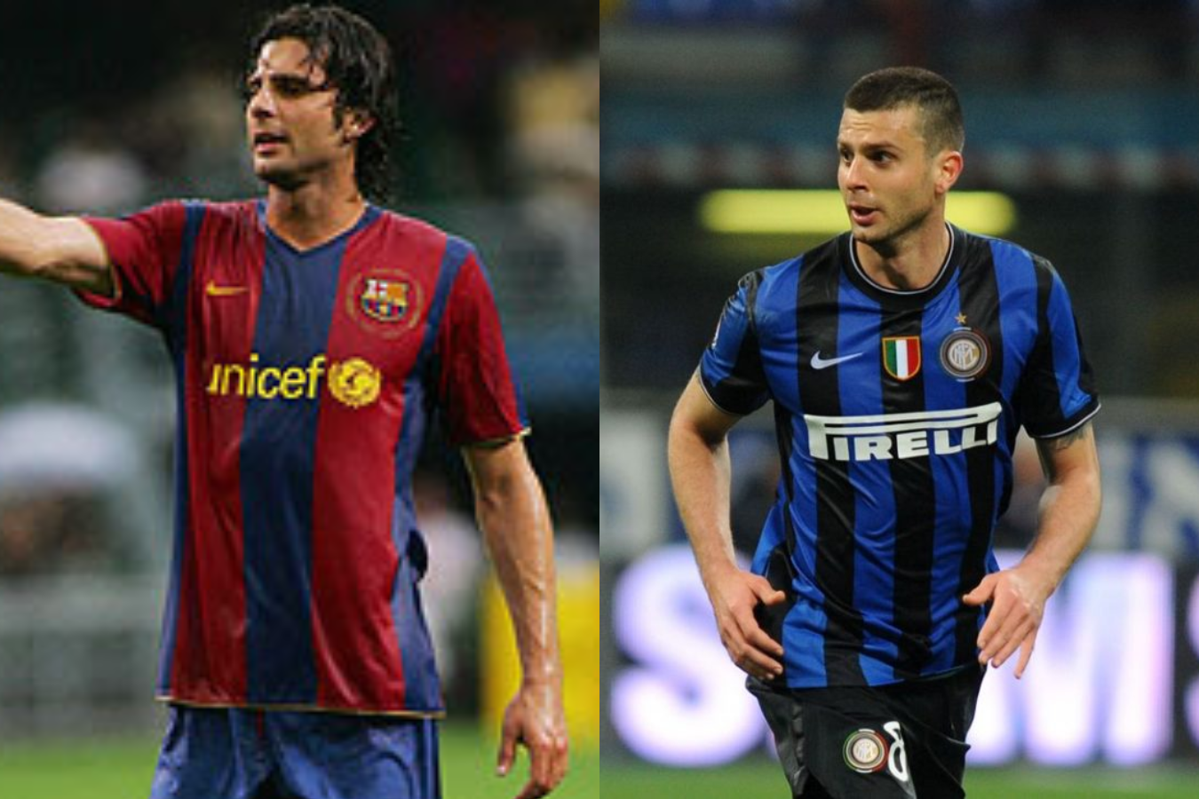 El centrocampista italo-brasileño jugó en Barcelona del 2001 al 2007. En Inter, al que llegó en 2009, demostró su mejor nivel y fue importante en el triplete de José Mourinho. Motta dejó el Inter en 2012.