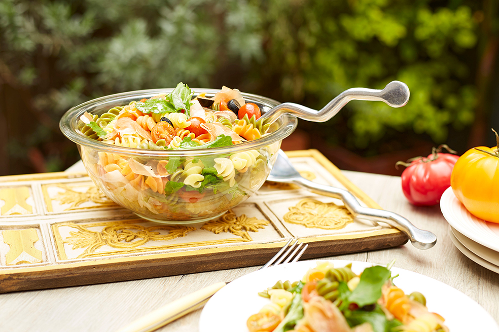 Receta: ensalada de pasta con solo 6 ingredientes