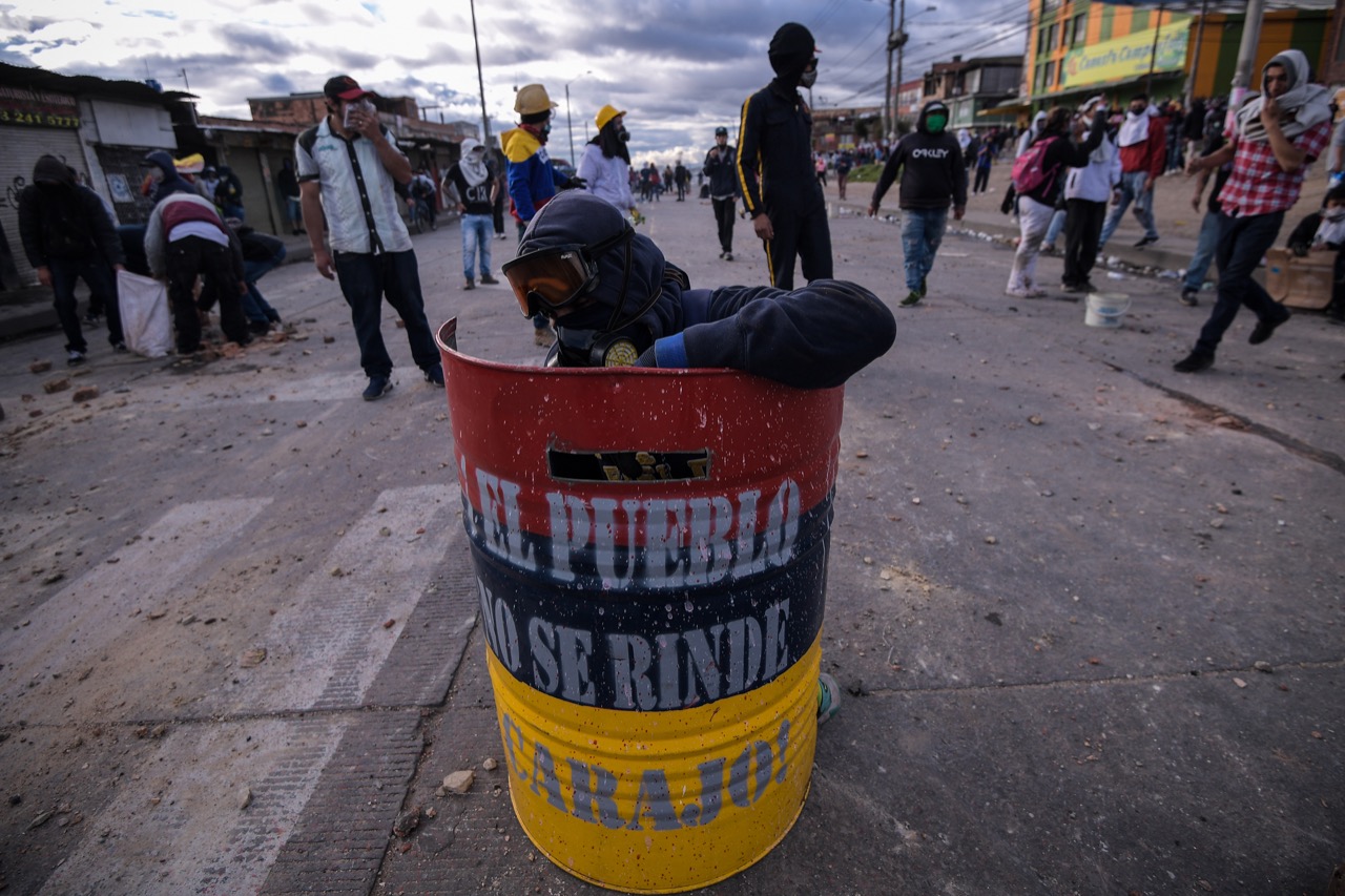 Joven herido durante protestas en Usme, en estado crítico