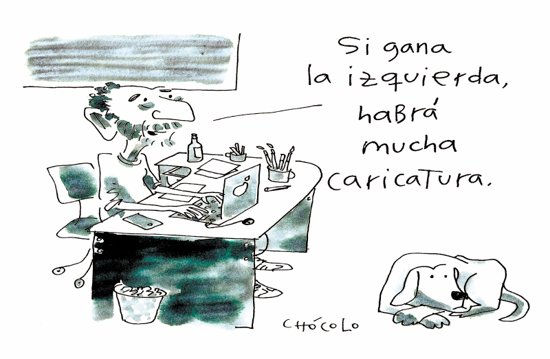Política vs. caricatura