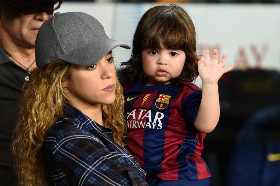 Shakira y Milan.