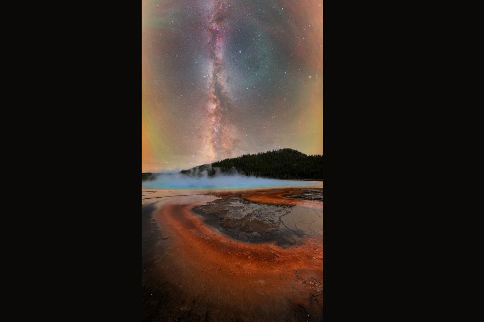 “Aguardiente” de Baillie Farley fue tomada en el Gran Manantial Prismático, ubicado en el Parque Nacional de Yellowstone (Estados Unidos).