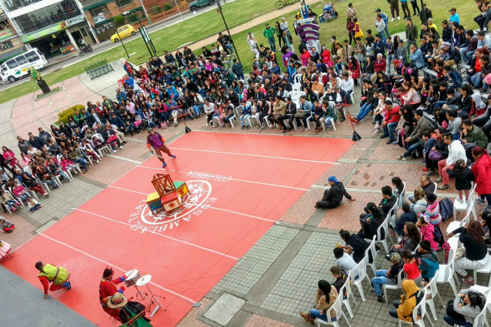 Mosquera entró a escena en el Festival Iberoamericano de Teatro